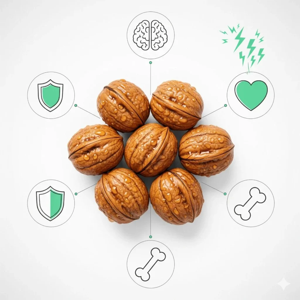benefits of eating soaked walnuts daily